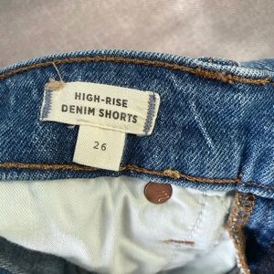 Madewell High-Rise Denim Shorts 26